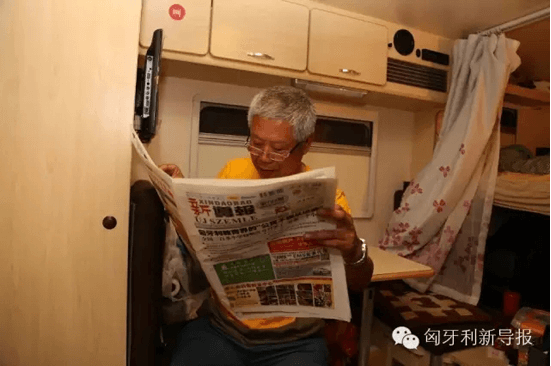 68歲老人張志武再駕覽眾C4房車環歐洲