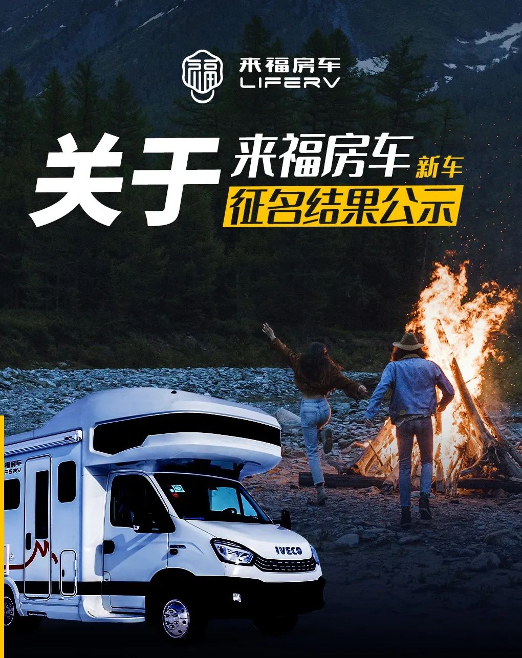 關(guān)于來福房車新車征名結(jié)果公示